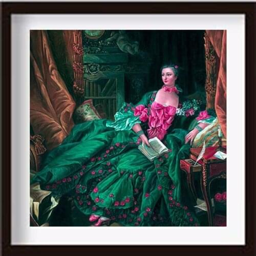 Diamond Embroidery Diy Diamond Painting Cross Stitch Kits Diamond Mosaic Dame Full Square Diamond Embroidery RS006