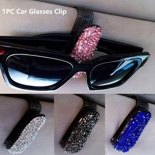 Car Vehicle Sun Visor Sunglasses Eyeglasses Glasses Card Ticket Holder for Car Accessories