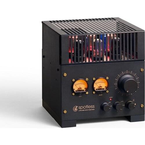 [Spotless] A1 100W Hybrid Power Amplifier 6N8P*1 6P6P*2 Tube Preamp Bluetooth 5.0 APTX HD HiFi Amplifier