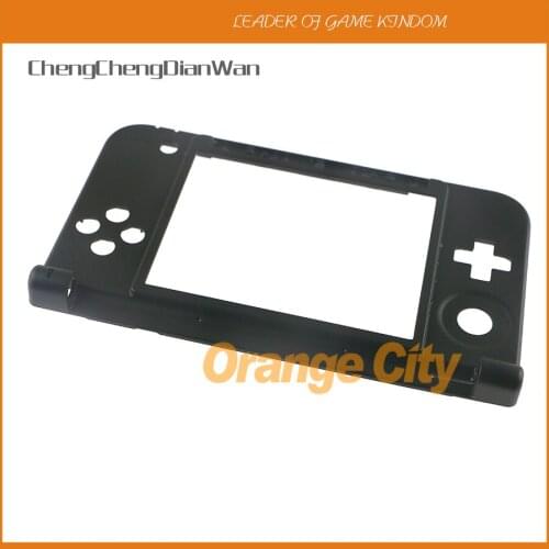 ChengChengDianWan 3pcs/lot Replacement shell Housing Middle plastic Frame For 3DS XL for 3dsxl case shell black