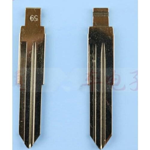 DAKATU Metal Blank Uncut Flip Remote Key Blade Type 59# for Chery A1 for Karry Yousheng NO. 59 Blade