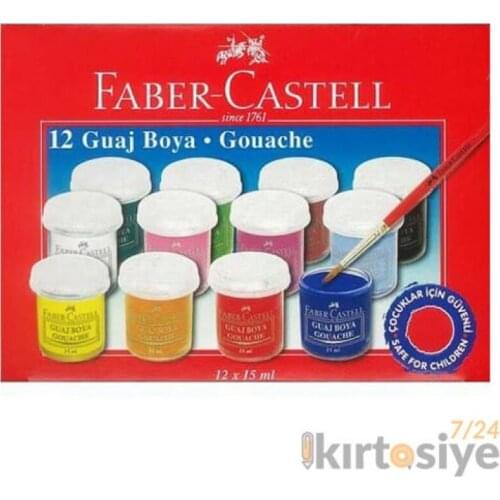 FABER-CASTELL GOUACHE PAINT 12'Lİ BOTTLE