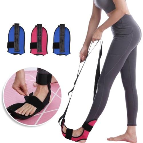 148/114cm Leg Ankle Brace Support Training Stretching Belt Stroke Hemiplegia Rehabilitation Strap Correction Braces Yoga Belt
