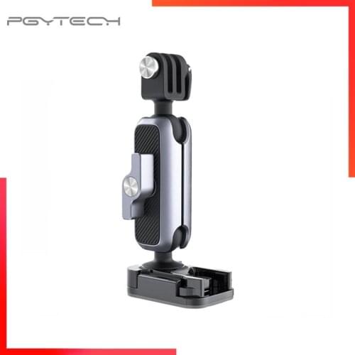 PGYTECH Motorcycle Helmet Adhesive Mount For gopro/Insta One R/X/X2 Helmet Chin Mount Action Camera accessories universal