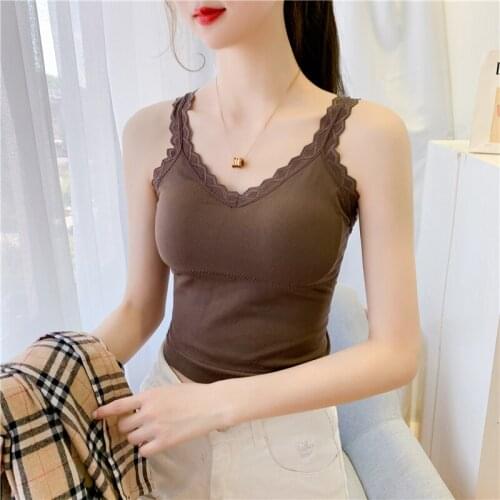 Summer New Women Sleeveless Tanks Top Bodycon Temperament Sexy Lace Patchwork Tshirt Vest Tank Top Female Vest Tops NS4571