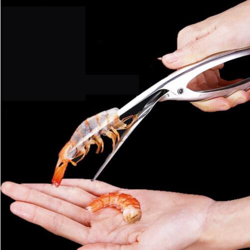 Seafood Tools 304 Stainless Steel Shrimp Peeler Lobster Shrimp Meat Extractor Outdoor Fishing Peeling Tool Kitchen Accessories