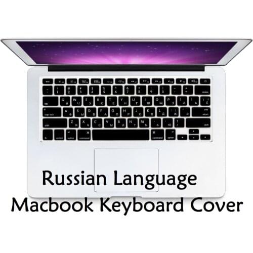 For Macbook Air 13 Pro 13 15 CD ROM Retian 2015 Russian EU US Keyboard cover Silicon A1466 A1278 A1286 A1398 Keyboard Skin Cover