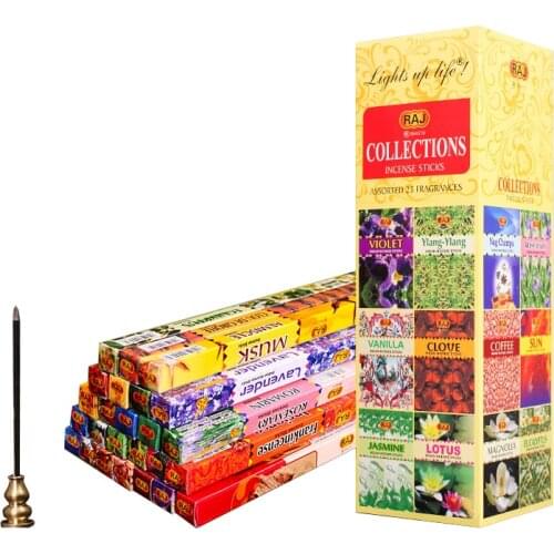 Mixed Smells Indian Incense Sticks Wholesale Lots Bulk Stick Incense 8 Sticks/tube Buddhist Scents for Home Dropshipping