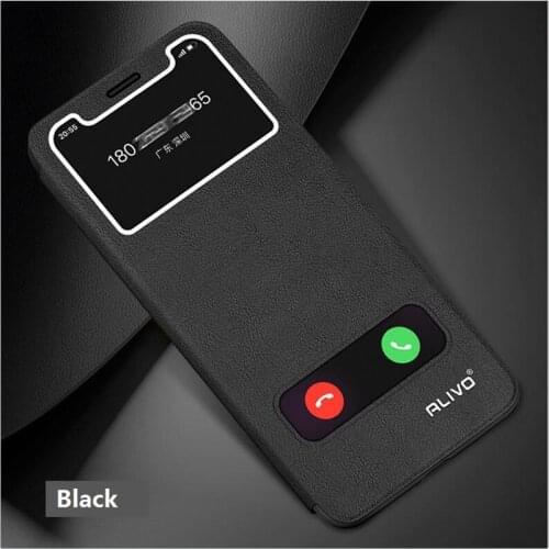 Smart Window Case For iphone XS Max Case Flip Magnet Leather Cover Funda For iphone XS XR Case Coque For iphone X S XS Max Case