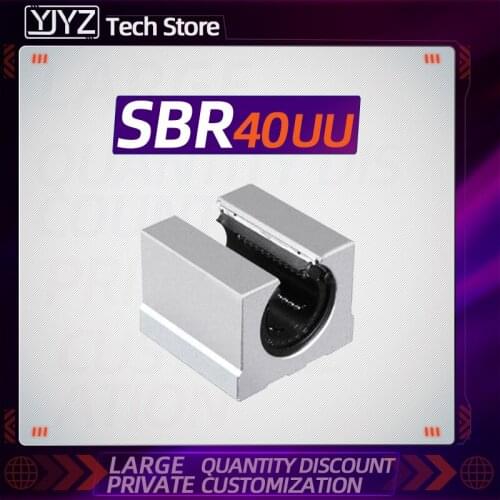 1PC SBR40UU linear Ball Bearing Block open type CNC Router SBR linear guide