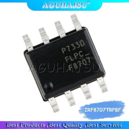 10PCS IRF8707TRPBF SOP-8 IRF8707TR SOP IRF8707 SOP8 F8707 IRF8707G SMD