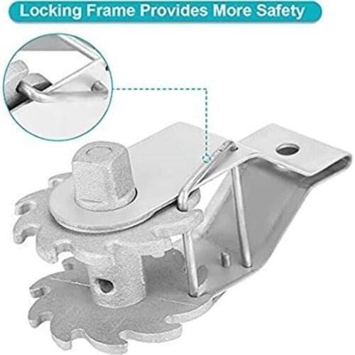 10Pcs Fence Tensioner Heavy Duty Fence Wire Tensioner, With Spring Clip