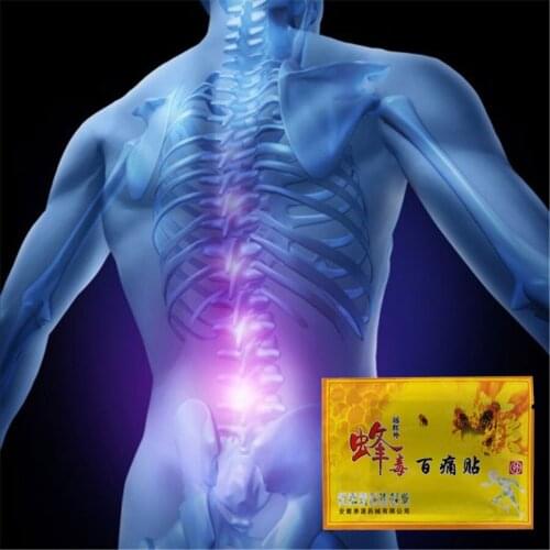 10Packs Far infrared Magnetic Medicated Bee venom Pain Relife Patches for Body Neck Back Joint Massage Chinese herbal Plaster