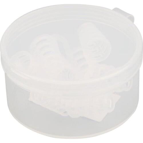 4pcs Healthy Sleeping Aid Equipment Stop Snoring Magnetic Anti Snore Apnea Nose Clip Mini Transparent Anti-Snoring Device