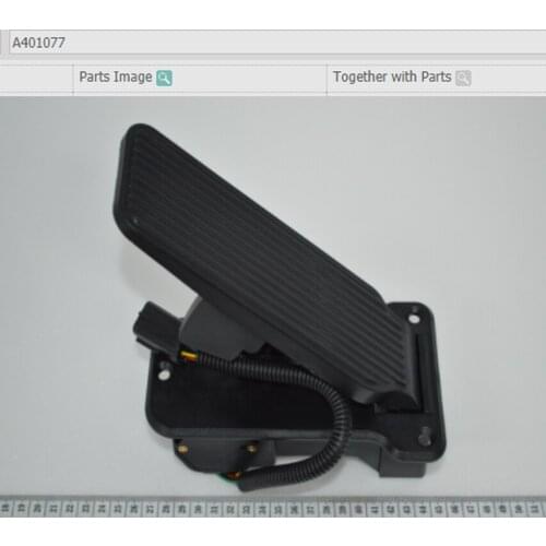 Free shipping for Korean Doosan Daewoo Forklift B15-30se Accelerator Pedal (A401077)