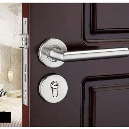 Stainless steel Door Lock Split lock door knobs for interior Door locks mute Anti-theft Gate DOOR Lock for room