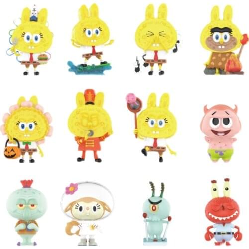 Blind Box Original LABUBU Toys Figures 13Style Random Surprise Anime Model Guess Figurine Doll 12Pcs/Set