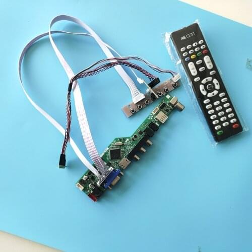 Kit for LP173WD1(TL)(C4) LCD LED 17.3" 40pin LVDS USB VGA remote Panel Screen Controller driver board 1600X900 TV AV