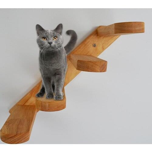 Wholesale Pet Stairs Step Cat Climbing Ladder Wall Stair Ladder Puppy Pet Training Toys Cat Play Furniture Small Animals Using