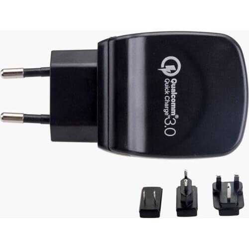 LVSUN Input AC 100-240 V 0.5 A Output DC 3.6-6.5 V 3 A USB C USB-C Quick Charger Charge 3.0 Type C Wall Charger for Mobile phone