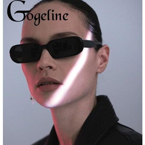 Small oval sunglasses brand designer women luxury men quality trend Female Shades Eyewear lady UV400 Red