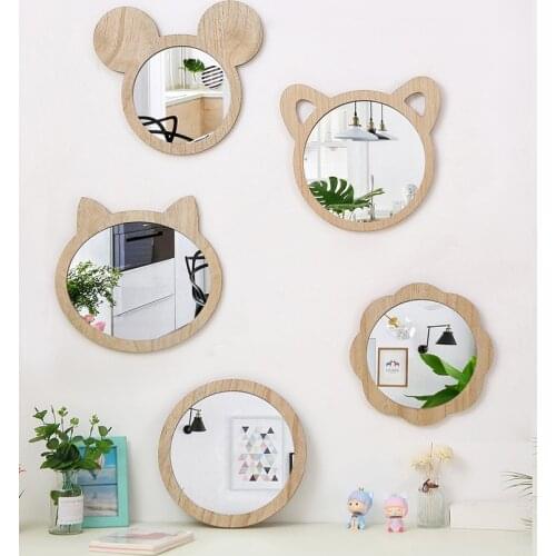 Kindergarten Cartoon Toilet Mirror Toilet Sink Wall Bathroom Mirror Childrens Room Creative Decoration Dressing Mirror