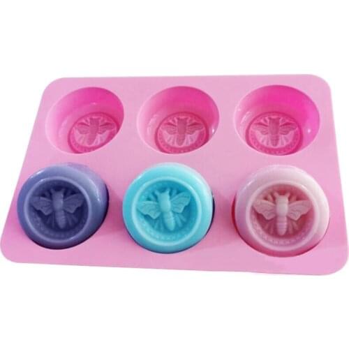 Non-toxic Fondant Cake Mold DIY Soap Mould Bee Shape Multifunction Baking Accessories Kitchen Gadgets