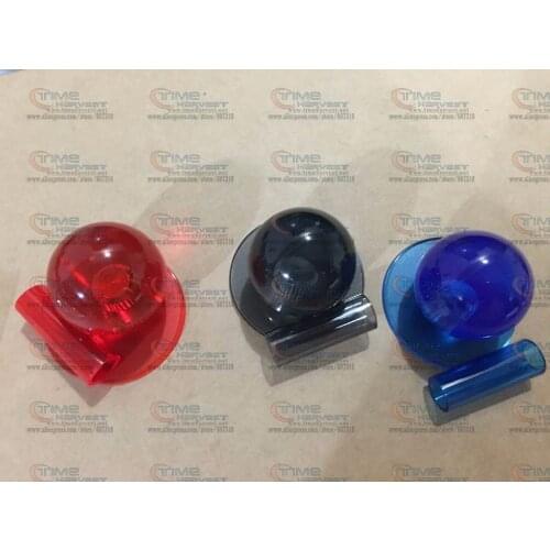 Original Sanwa 35mm transparent balltop available 5 colors plastics crystal ball top for joystick Arcade Game Cabinet Machine