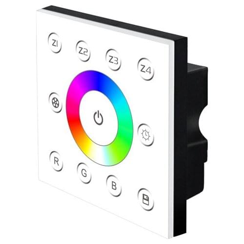 P7 Wall mounted touch panel led dmx controller 220v led rgb controller dmx512 wireless rgb controller