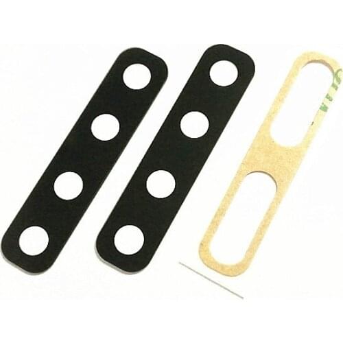 50sets/lot 100% real glass For Samsung Galaxy A9 2018 A9s A920F Back Rear Camera Glass Lens Cover With Adhesive Sticker