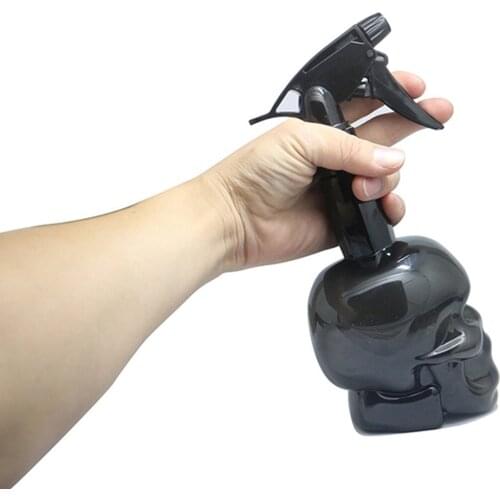 500ml Skull Hair Spray Bottle Ultra Fine Continuous Water Mister For Hairstyling Cleaning Plants Misting & Skin Care