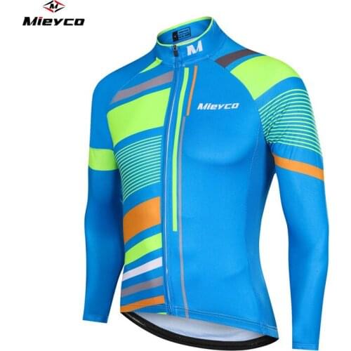 Mieyco Reflective Clothing Cuenta Km Bicicleta Cycling Jersey Long Sleeve Rower Ciclismo Mtb Tenue Motocross Malliot Tricotas
