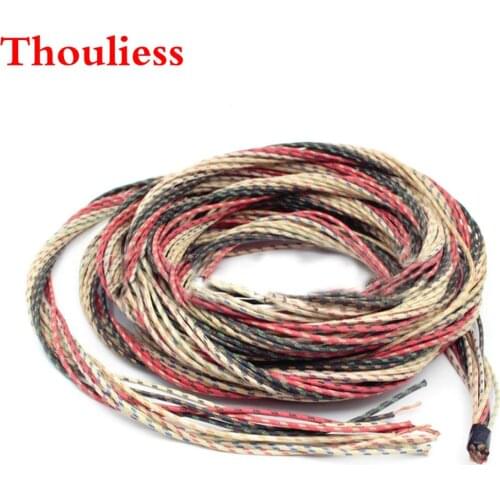 Thouliess 5M Pure Copper 3mm Hi-End AMP VCD DVC CD Plater Power Cord Speaker Audio Bulk Cable