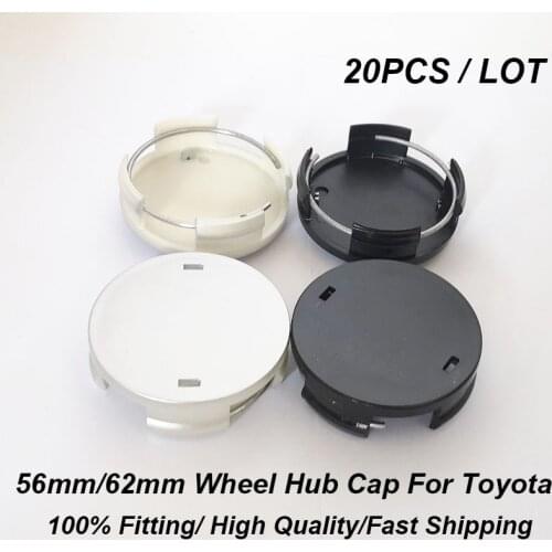 20pcs 62mm Car Wheel Hub Center Caps Rims Covers For Carolla Camry Reiz Sienna prius Land Cruiser