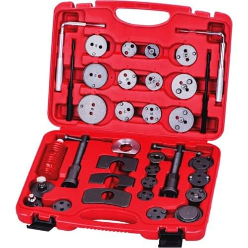 35pcs Universal Disc Brake Caliper Piston Wind Back Pad Compressor Tool Kit Set for Brake Pad