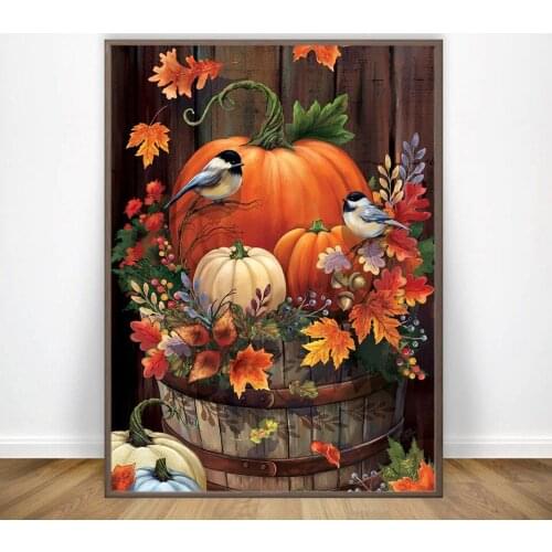 DIY 5D Diamond Painting Cross Stitch Kit Bird Full Drill Square Embroidery Mosaic Halloween Picture Rhinestones Home Decor Gift