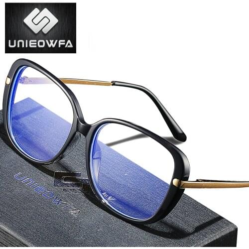 Oversized Oval Prescription Glasses Women Myopia Optical Eyeglasses Bifocal Progressive Eyewear Clear Anti Blue Light 1.74 Lens