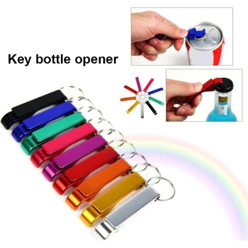 Key Chain Beer Bottle Opener Pocket Metal Metal Split Tool Keychain Bulk Kitchen Bar Tool Accessaries with Claw Bar