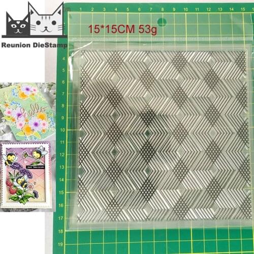 Reunion Rhombus DIAMOND DAZE CLEAR STAMPS DIY Scrapbooking Card Album Paper Craft Rubber Transparent Silicon Clear Stamp