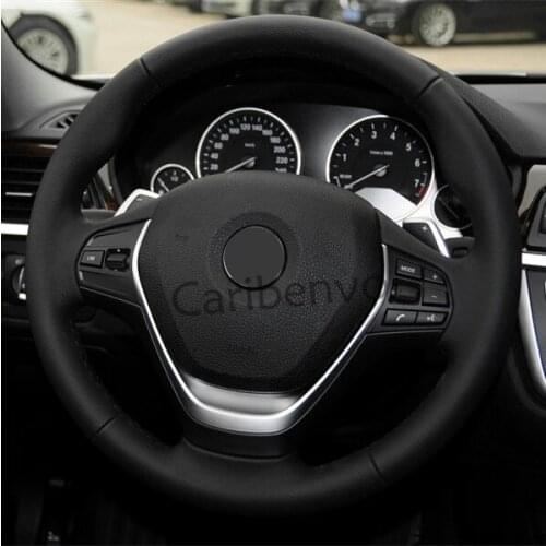 Car Steering Wheel Interior Matte Chrome Trims Cover For For BMW 1 3 Series