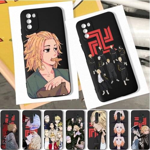 Anime Tokyo Revengers Phone Case for Xiaomi Redmi Note 10 Pro 9 9C 9A Note 9 Pro for POCO M3 Pro X3 Pro F3 Soft Back Covers