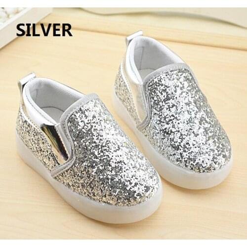 Daclay Kids Shoes Skateboard Pu Leather Shoes LED Sneakers Toddler Boy Shoes for 1-6 Years Kids