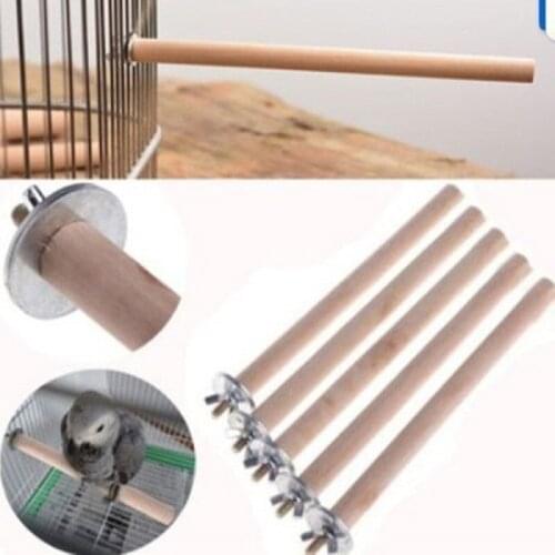 Parrot pet wooden hanging erection toy branch perches birdcag