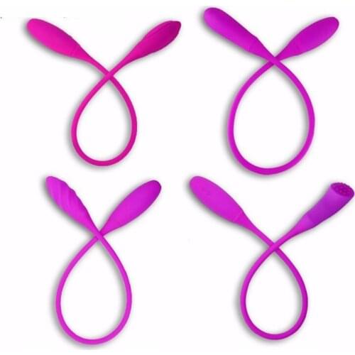 Strapless Strapon Dildo Vibrator Sex Toys for Woman Double-head Vibrator Strap On Vibrating Egg Vaginal Ball Female Masturbation