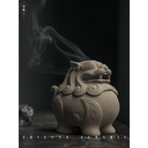 Modern Decoration Incense Burner Ceramic Holder Room Fragrance Backflow Incense Burner Smoke Incensario Home Decor BH50XXL