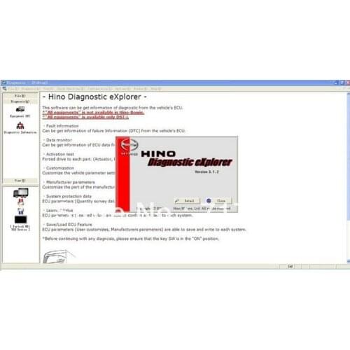Hino Diagnostic eXplorer & Reprog Manager 3.1.2+keygen+PIN keygen
