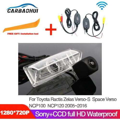 Starlight Night Vision Car Rear View Reverse Backup Camera for Toyota Ractis Zelas Verso-S Space Verso NCP100 NCP120 2005~2016