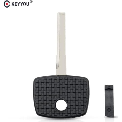 KEYYOU 10pcs For Mercedes Benz Vito Actros Sprinter V Class Transponder Chip Replacement Key Shell Case Fob Uncut HU64 Blade