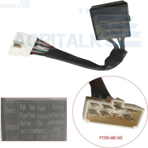 Fuse box assembly for Foton Lovol tractor, part name:FT250.48E.042