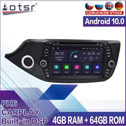 Android Radio Tape Recorder Video Car Multimedia Player Stereo For KIA CEED 2013 2014 2015 2016 Head Unit GPS Navigation No 2din